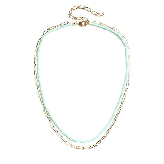 Teal Tropical Necklace