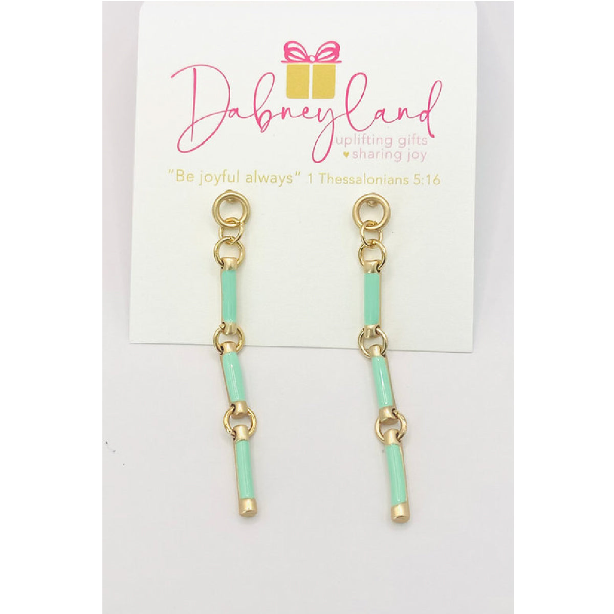 Limited Edition Mint Drop Earrings